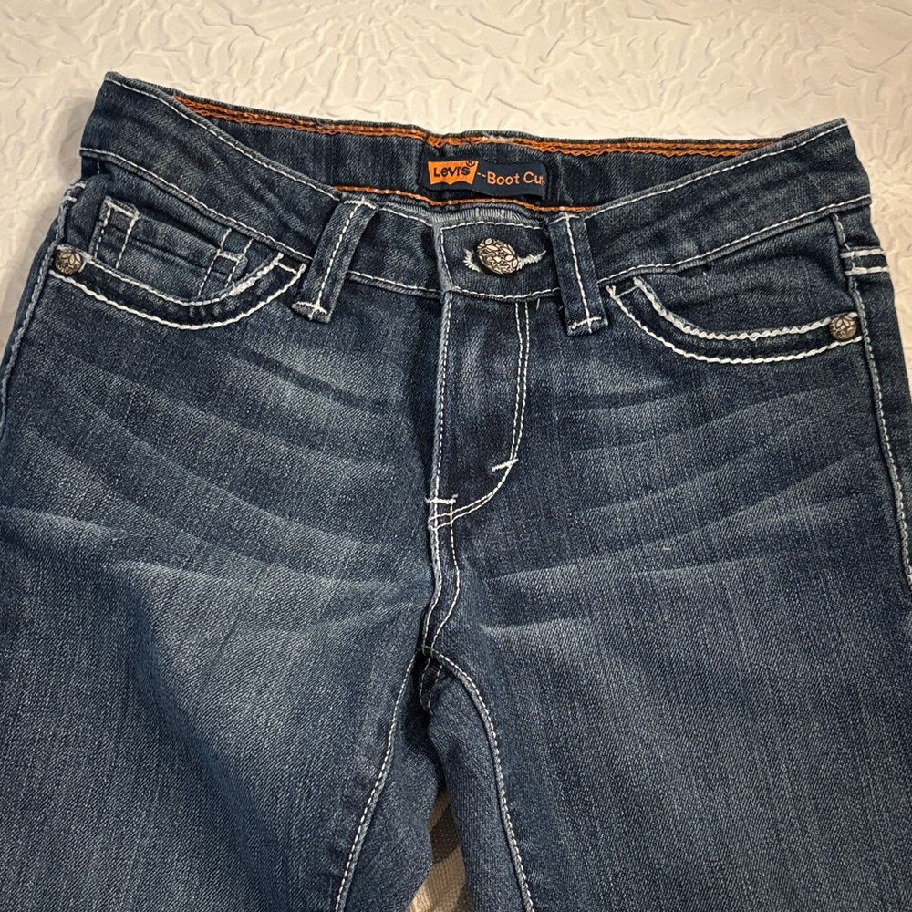 Levi's Dark Indigo Bootcut Jeans